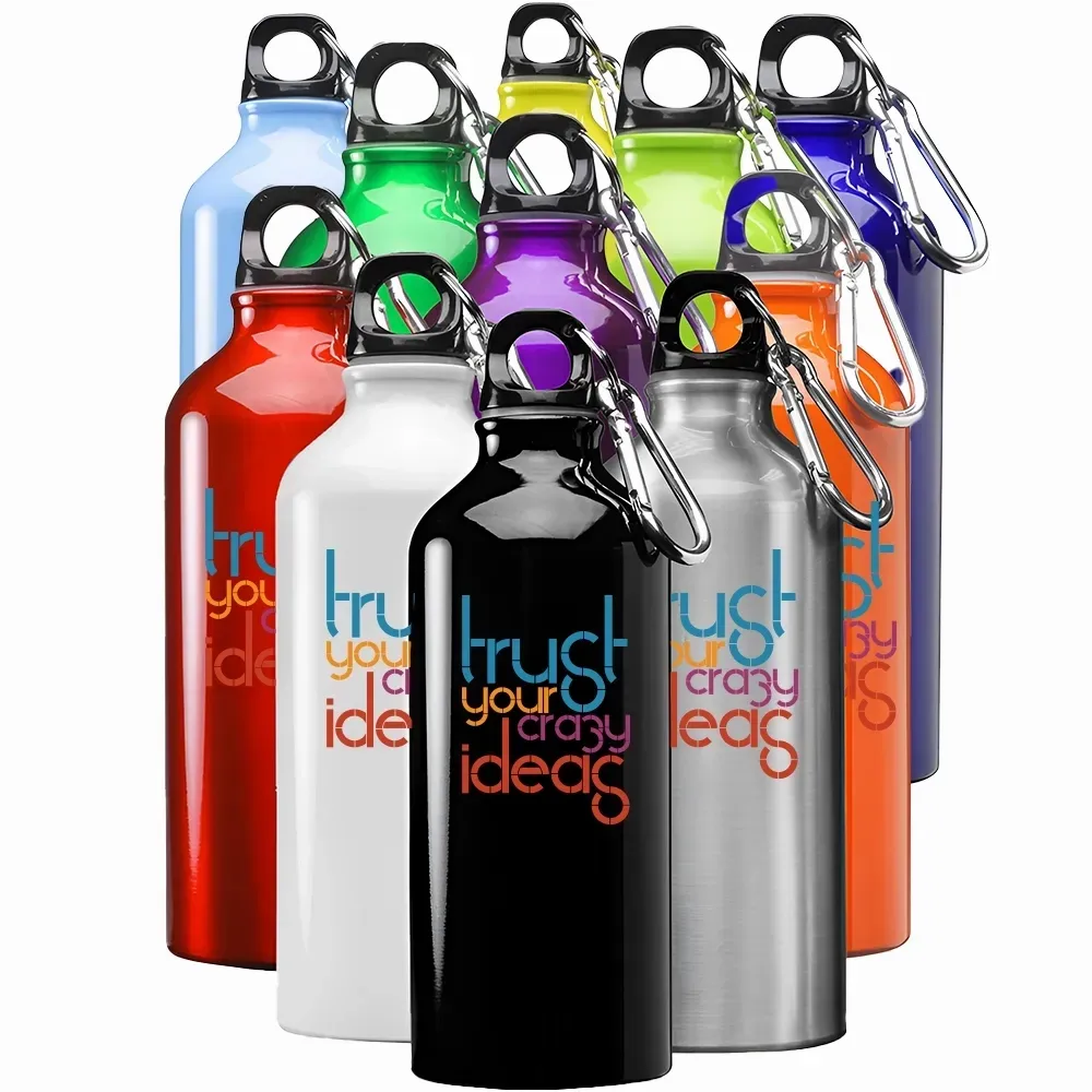 Stainless Steel Water Bottles - Custom Patch