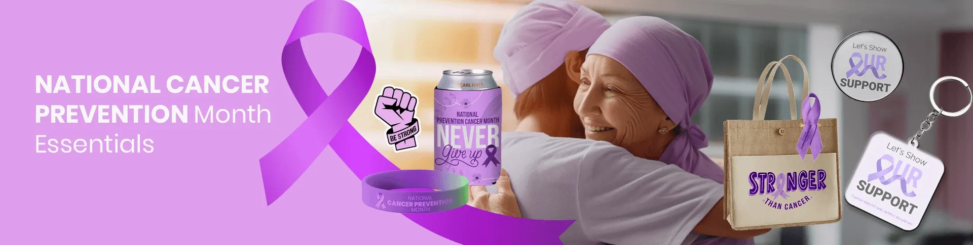 CustomPatch.Com National Cancer Prevention Month