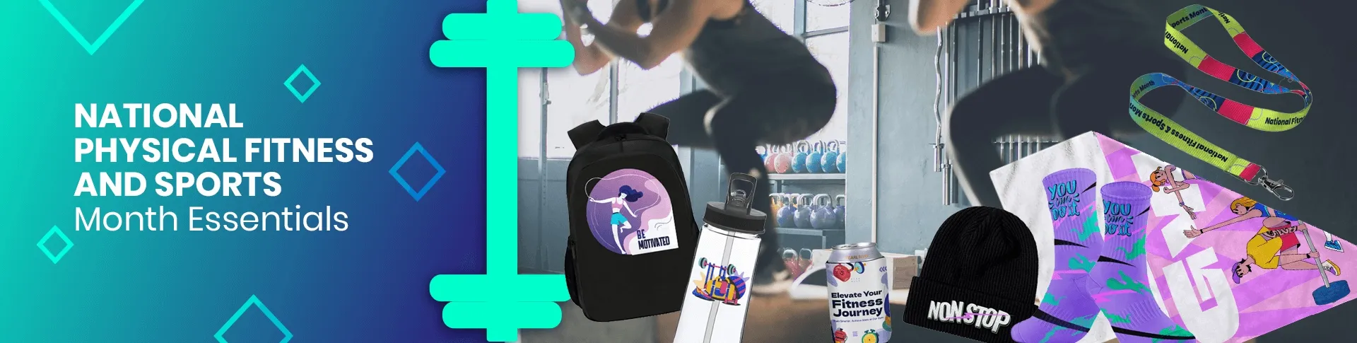 CustomPatch.Com National Physical Fitness and Sports Month