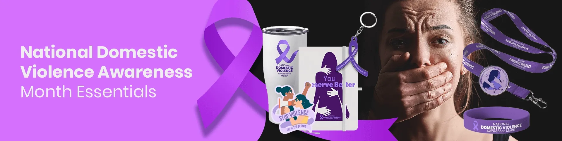 CustomPatch.Com National Domestic Violence Awareness Month