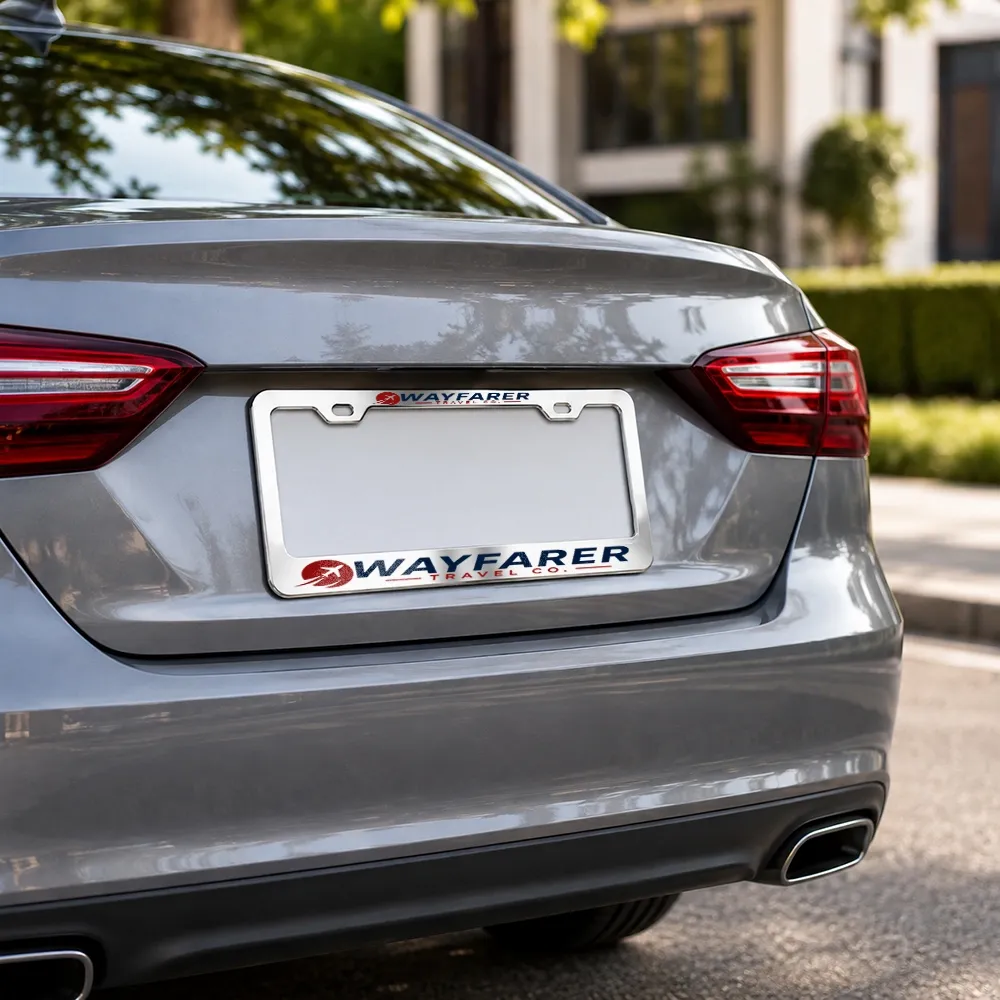 License Plate Frames - Custom Patch