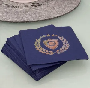 CustomPatch.Com - Custom Foil Stamped Beverage Napkin