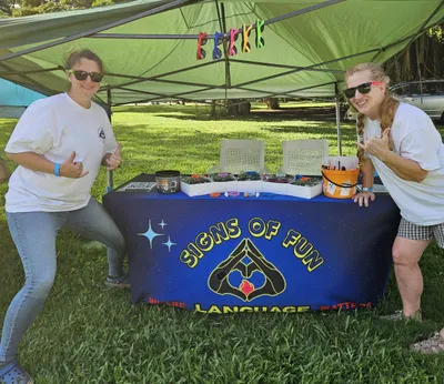 Custom Rectangle Table Covers - Deaf Safari Day at Honolulu Zoo bringing together the Deaf Hard of Hearing and DeafBlind communities It provides a space for community members to connect and for vendors and organizations to share resources and information