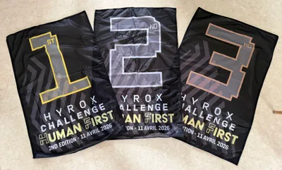 Custom Fabric Banners - Hyrox Challenge