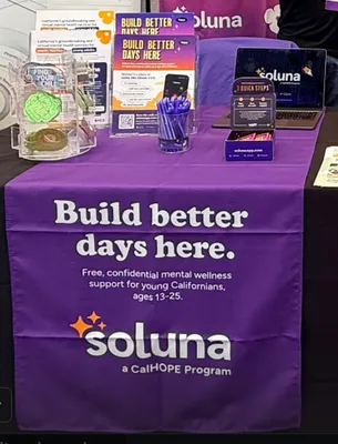 We used this table runner at a conference in California for community organizations and providers