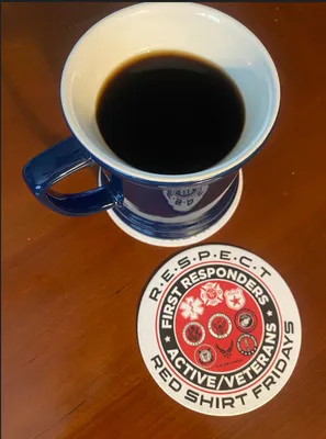 Pulpboard Coasters - Having some coffee using my new coasters great product