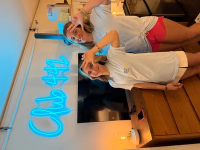 Custom Neon Sign - College dorm room at Notre Dame