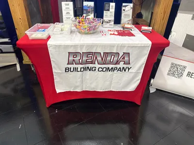 Custom Rectangle Table Covers - Iowa State Fair