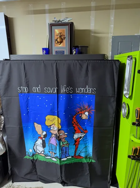 Customized Tablecover Open Corner