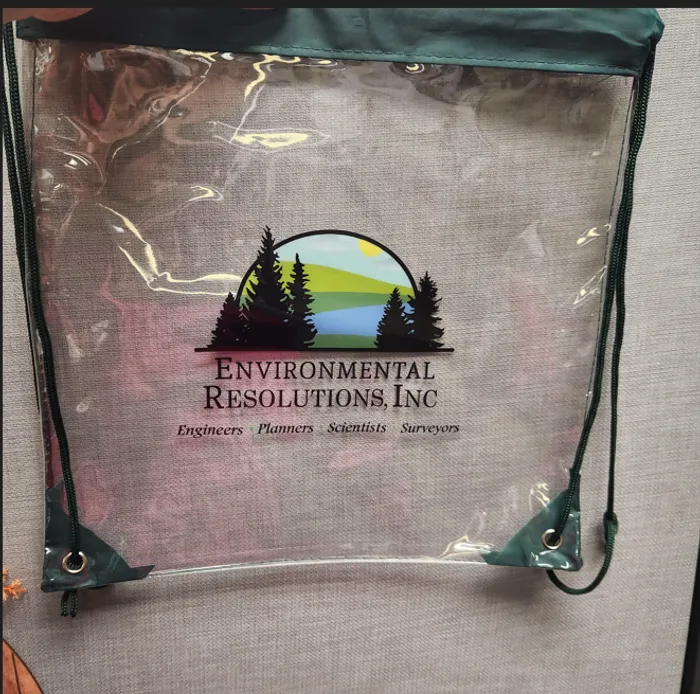CustomPatch.Com - Custom Clear Drawstring Bag