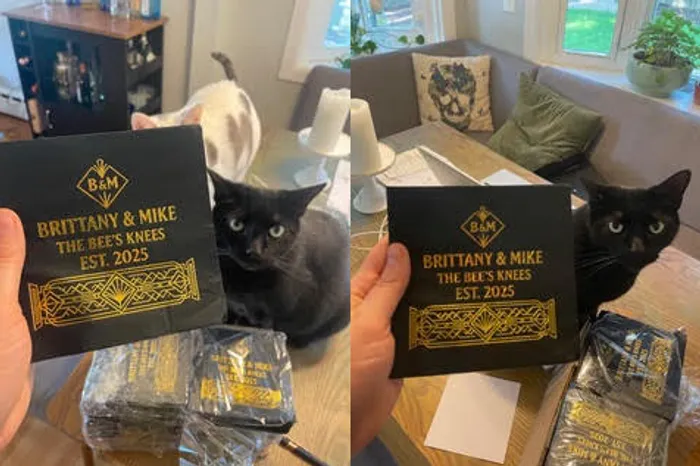 CustomPatch.Com - Custom Foil Stamped Beverage Napkin