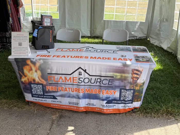 CustomPatch.Com - Custom Zip Up Trade Show Display Tension Fabric 10' x 8'