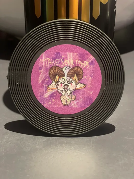 CustomPatch.Com - Soft Plastic Record Coaster