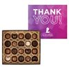 Gourmet Chocolate Truffles with Full Color Lid Gift Box - 20 pc 