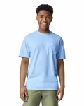 Comfort Colors Adult Heavyweight RS Pocket T-Shirt Hydrangea