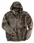 Men's Laramie Canvas Hooded Jacket Real Tree Edge