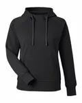Ladies' Apex Fleece Hooded Sweatshirt BLACK
