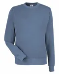 Unisex Pigment Dyed Fleece Sweatshirt Denim