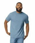 Unisex Softstyle Midweight T-Shirt Stone Blue