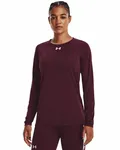 Under Armour Ladies' Team Tech Long-Sleeve T-Shirt Maroon