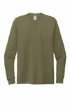 Allmade Unisex Tri-Blend Long Sleeve Tee AL6004 Olive You Green