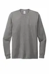 Allmade Unisex Tri-Blend Long Sleeve Tee AL6004 Aluminum Grey