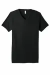Bella + Canvas Unisex Triblend V-Neck T-Shirt Solid Black Triblend