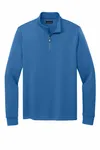 Brooks Brothers Double-Knit 1/4-Zip BB18206 Charter Blue