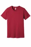 BELLA+CANVAS Unisex Jersey Short Sleeve Tee. BC3001 Cardinal