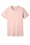 BELLA+CANVAS Unisex Jersey Short Sleeve Tee. BC3001 Soft Pink