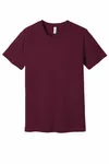 BELLA+CANVAS Unisex Jersey Short Sleeve Tee. BC3001 Maroon