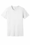 BELLA+CANVAS Unisex Jersey Short Sleeve Tee. BC3001 WHITE