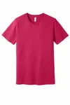 BELLA+CANVAS Unisex Jersey Short Sleeve Tee. BC3001 Fuchsia