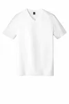District Perfect Tri V-Neck Tee. DT1350 WHITE