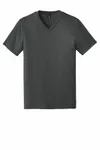 District Perfect Tri V-Neck Tee. DT1350 BLACK FROST