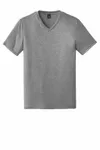 District Perfect Tri V-Neck Tee. DT1350 GREY FROST