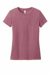 District Women's Perfect Weight CVC Tee DT188 Orchid Haze Heather