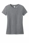 District Women's Perfect Weight CVC Tee DT188 Graphite Heather