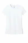 District Women's Perfect Weight CVC Tee DT188 BRIGHT WHITE