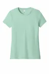 District Women's Perfect Weight CVC Tee DT188 Frosted Mint