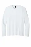 District Perfect Weight CVC Long Sleeve Tee DT185 BRIGHT WHITE