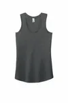 District Women's Perfect Tri Racerback Tank. DM138L BLACK FROST