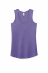 District Women's Perfect Tri Racerback Tank. DM138L Purple Frost