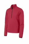 Port Authority Active 1/2-Zip Soft Shell Jacket. J716 Rich Red