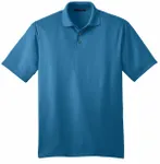 Port Authority Performance Fine Jacquard Polo. K528 Ocean Blue