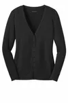 Port Authority Women's Concept Cardigan. L545 BLACK