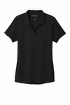 Port Authority Women's EZPerformance Pique Polo. LK600 BLACK