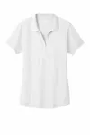 Port Authority Women's EZPerformance Pique Polo. LK600 WHITE
