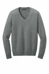 Port Authority Women's Easy Care V-Neck Sweater LSW2850 Medium Heather Grey