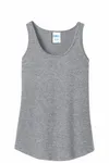 Port & Company Women's Core Cotton Tank Top. LPC54TT Athletic Heather